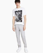 Karl Lagerfeld Paris Men&#39;s Slim Fit Abstract Graphic T-Shirt - White-XL - £26.29 GBP