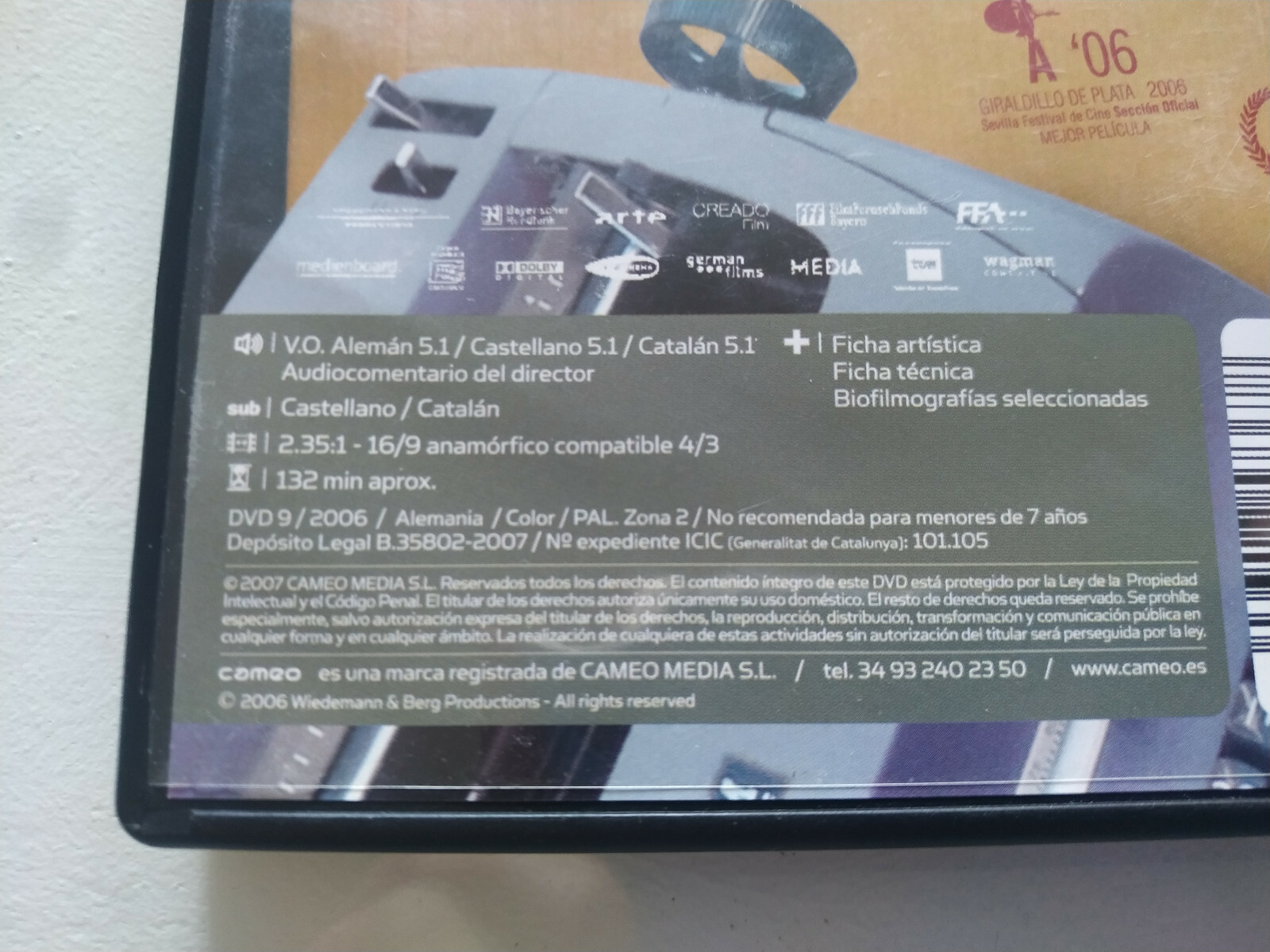 La Vida De Los Otros Florian Henckel - DVD Español Alemán Región 2 - AM Item image 3