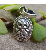 Artisan Crafted 925 Sterling Silver Ganesha Antique Pendant Oxidized Fre... - £19.75 GBP