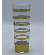 Gold Striped Tall Shot Glass - £2.73 GBP