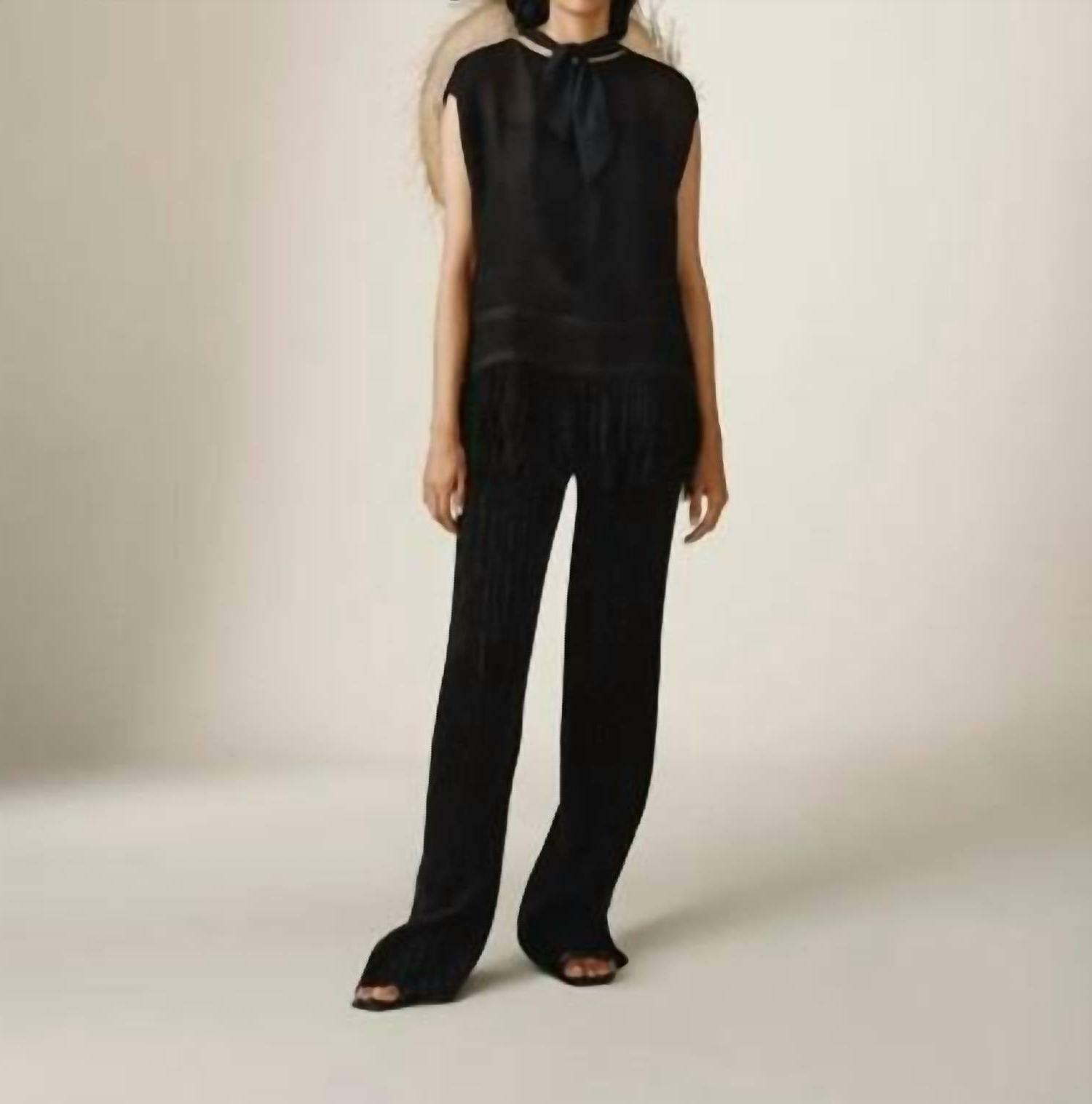 Lafayette 148 Fringe Blouse Size M - $378.18
