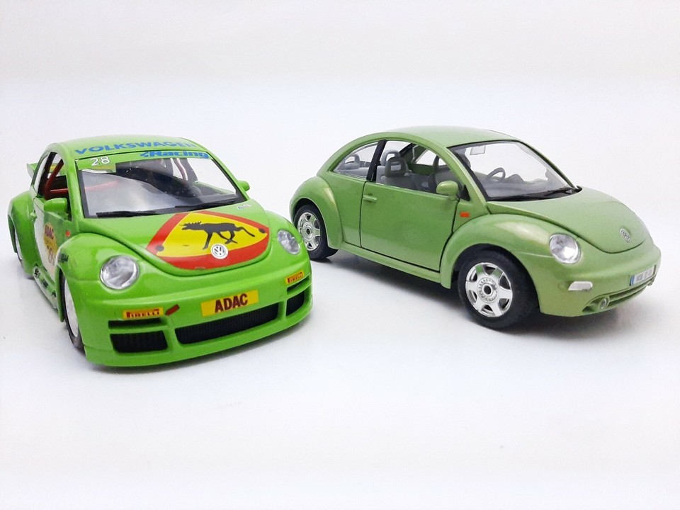 Bburage 1:24 New Beetle Cup 1999 Race and Stock lot x3 Diecast Car Item image 3