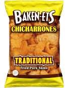 Baken-Ets Fried Pork Skins, Traditional, 3.5 Ounce (Pack of 15) - £55.44 GBP