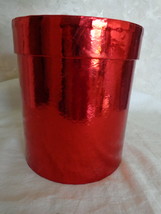 Red Decorative EMPTY Paper Box with Lid (#3262) - $322.80 MXN