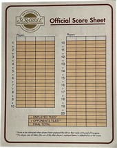 Scrabble The Collector&#39;[s Edition Franklin Mint score pad complete w. 50... - £23.58 GBP