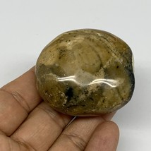 94.3g, 2&quot;x1.8&quot;x1.1&quot;, Yellow Ocean Jasper Palm-Stone @Madagascar, B18154 - £5.95 GBP