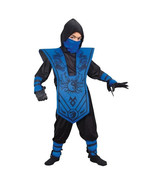 Fun World Boys&#39; Blue Ninja Halloween Costume Set Size S(6/7) - £14.89 GBP