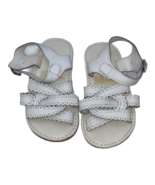 Janie and Jack White Leather Sandals Sz 6 - $19.73 CAD