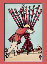 Decoration Poster from Vintage Tarot Card.Clubs.Mystical.Office Wall Decor.11411 - £13.39 GBP+