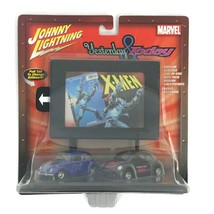 Marvel Johnny Lighting Cars Billboards X-Men Today Yesterday 1/64 Die-Cast  - £15.98 GBP