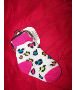 Pink w/ Leopard Print Sock Change Purse NEW LAST ONE - £10.71 GBP