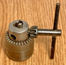 Vtg. Jacobs Multi-Craft Drill Chuck 0-1/4&#39;&#39; Cap MC1G61 USA w/Key  [e-07] - $14.10 CAD