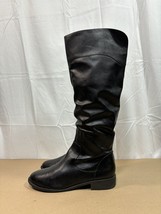 American Eagle Black Slouch Knee High Riding Boots Women’s Sz 9 - £32.01 GBP