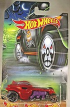 2017 Hot Wheels Kroger Happy Halloween Series 1/8  RATICAL RACER Red w/Skull Sp - £7.68 GBP