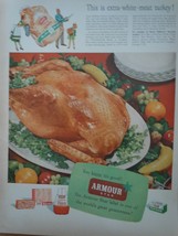 Armour Star Turkey Magazine Advertising Print Ad Art 1952 - £4.00 GBP