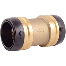 SharkBite 1-1/2 Inch Brass Push-To-Connect Straight Coupling Fitting for PEX, - £40.79 GBP