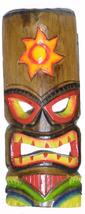 WorldBazzar Hand Carved SUN Polynesian Hawaiian Tiki Style MASK 12 in Tall Scrat - £15.77 GBP