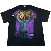Teen Wolf Werewolf T-shirt Men’s XL Black Gildan Heavy Cotton Short Sleeve - £13.41 GBP