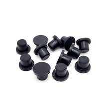 5/16&quot; Silicon Rubber Drill Hole Plugs Push In Compression Stem 1/2&quot; Top Flange - £8.43 GBP+