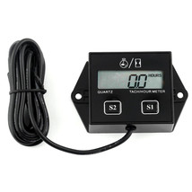 Hour Meter Tachometer Small Engine Spark For Motorcycle Boat Bike Bicycle Global - £19.66 GBP
