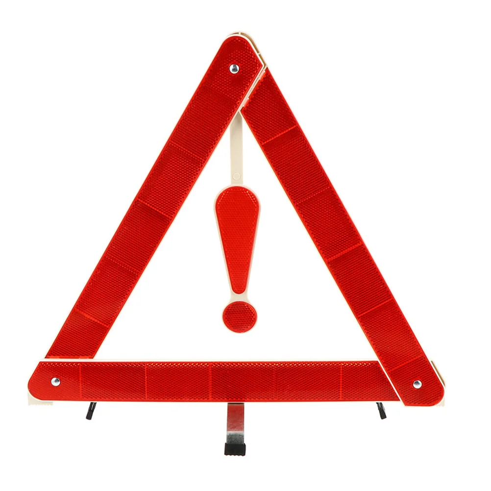 Warning Sign Car Emblem Foldable Signs Triangle Safety Auto Automatic Road Plast - £66.16 GBP