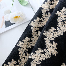 Embroidery Jacquard Fabric Winter DIY Costume Craft Stage Table Cloth Upholstery - £19.97 GBP