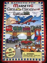 Magnetic Cars, Planes and Trains Childrens Fun Magnetic Travel SET with ... - $21.66