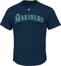 Majestic Youth Robinson Cano Seattle Mariners Synthetic Player TShirt,Navy Small - £21.59 GBP