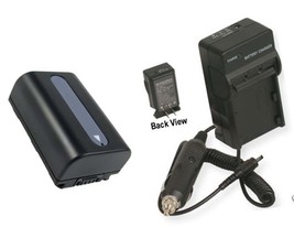 Battery+Charger For Sony DCR-SR65 DCR-SR65E DCR-SR67 DCR-SX30 DCR-SX30E DCR-SX31 - $21.58