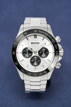 Hugo Boss Herrenuhr Chronograph Ikon Panda HB1512964 2 Jahre Garantie UVP... - £103.26 GBP