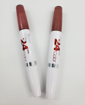 2X Maybelline SuperStay 24HR Wear Lip Color 115 Forever Chestnut New - £15.72 GBP