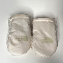 The North Face White Baby Infant Mittens Suave OSO Mitts Gloves XS 12-24M - $9.89