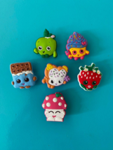 8 Shoe Charm Strawberry Mushroom Button Plug Pin Accessories Compatible ... - £7.90 GBP