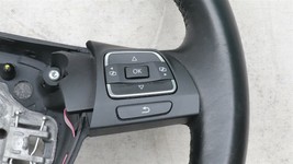 09 - 17 Volkswagen CC Eos Golf 3-Spoke Multifunction Steering Wheel Blck Leather image 7