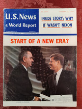 U S NEWS World Report January 30 1961 President John F Kennedy Inaugurated - $14.40