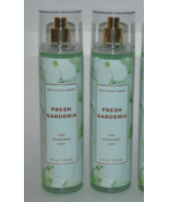 BATH &amp; BODY WORKS FRESH GARDENIA FINE FRAGRANCE MIST SPRAY 8 OZ FLORAL L... - $36.91 CAD