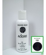 CREATIVE IMAGE ADORE SEMI PERMANENT HAIR COLOR #130 BLUE BLACK 4oz - $7.59 CAD