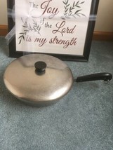 VINTAGE REVERE WARE 10&quot; SKILLET  WITH LID GREAT OPPORTUNITY - $527.44 MXN
