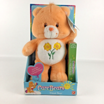 Care Bears Friend Bear Sunflower 12” Plush Stuffed Toy VHS Cartoon Video... - £77.54 GBP