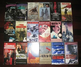 INDEPENDENT FOREIGN FILMS WAR POLITICS TITO STALIN WW2 VHS VIDEO TAPES LOT - £62.76 GBP