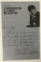 Debbie Lori Kaye Signed Autographed Vintage Hand-Written Letter on Her L... - £15.95 GBP