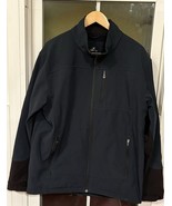 RED HEAD Men&#39;s NAVY Soft Shell ZIPPER POCKETS Full-Zip LONG SLEEVE Jacke... - $12.50