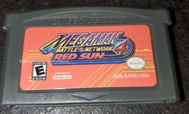 Mega Man Battle Network 4 Red Sun GBA Video Game Nintendo Gameboy Advance - £9.25 GBP