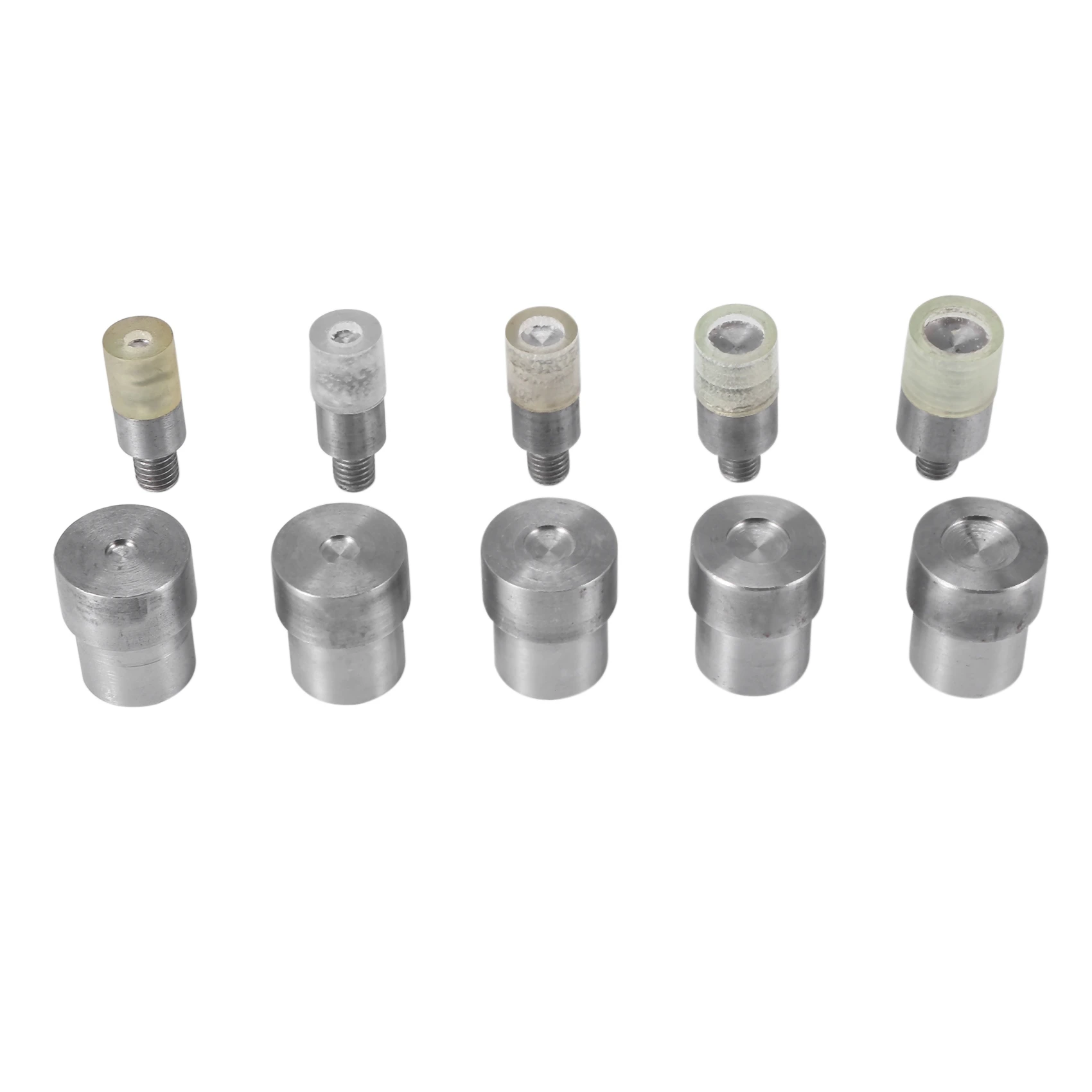 5 Sets Double Caps Rivets Dies(5mm/6mm/8mm/10mm/12mm) - £49.97 GBP