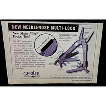 Gerber Legendary Blades Vintage Print Ad 90s Needlenose Multi Plier Portland OR - $11.87