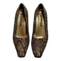 Nine West Snakeskin Print Pointed Toe Heels Women’s Size 7M - £19.93 GBP