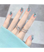 24pcs/Box Gradient Nail Art Patches False Nails - €11,33 EUR