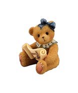 Cherished Teddies 303143 Good Luck Mini Figurine Bear Scroll 1997 Enesco... - £17.69 GBP