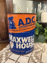 Vintage Maxwell House ADC Coffee Tin Orange Blue Advertising Can Decor - €10,06 EUR Vintage Maxwell House ADC Coffee Tin Orange Blue Advertising Can Decor - €10,06 EUR
