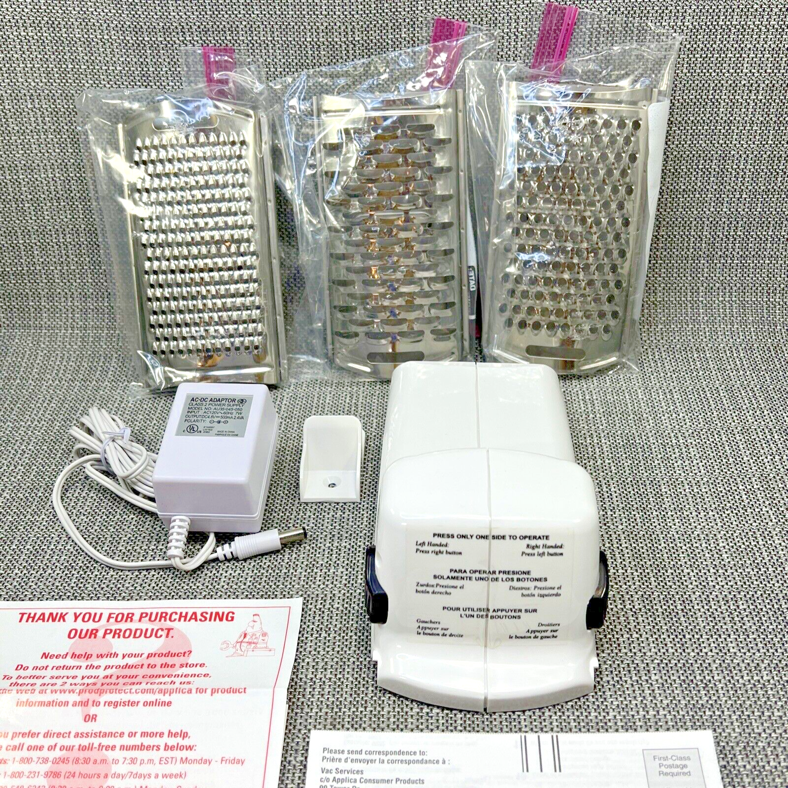 Black &amp; Decker Gizmo Cordless Grater GG100 PARTS OR REPAIR MISSING ONE PART - $9.89